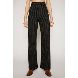 Acne Studios 1990 Black Pinstripe - Women's Size  27/32